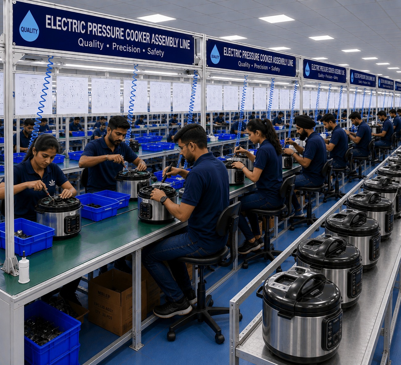 Electric Pressure Cooker Assembling Service